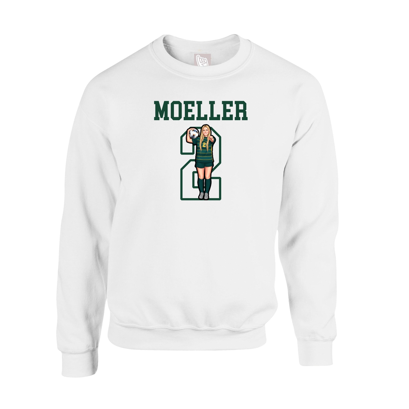 Fleece Crew — Shirsey in White