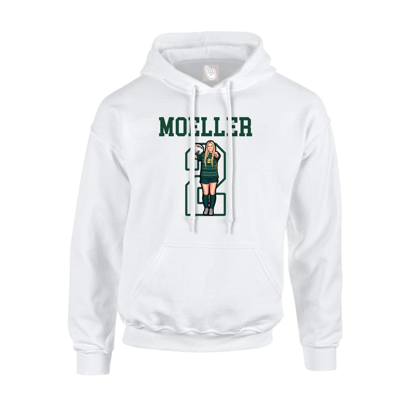 Youth Hoodie — Shirsey in White