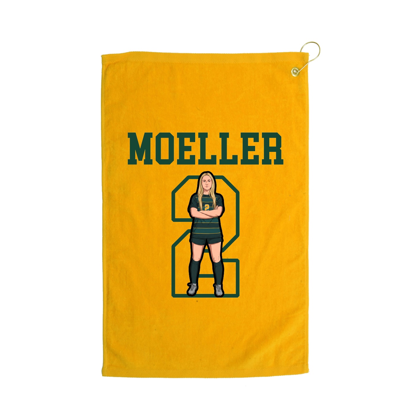 Golf Towel — Shirsey in Gold