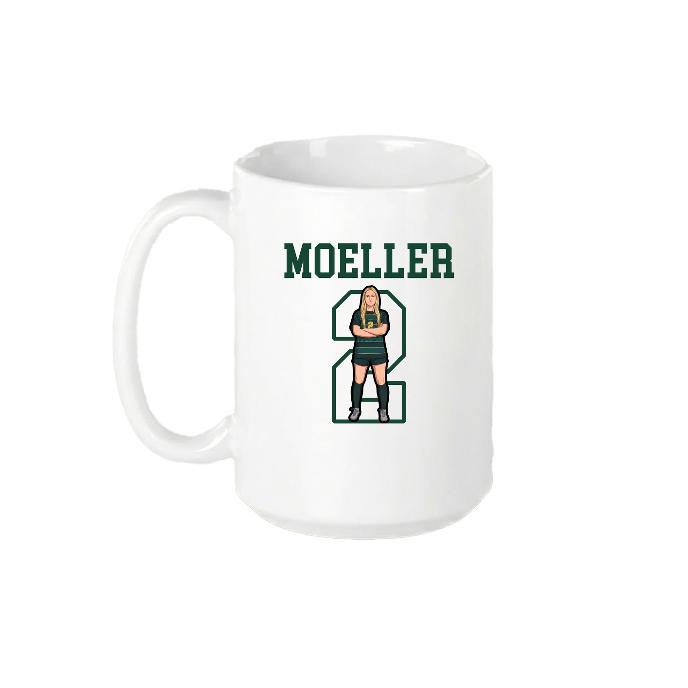 15oz Coffee Mug — Shirsey in White