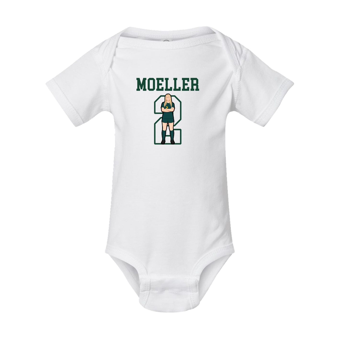 Baby Onesie — Shirsey in White
