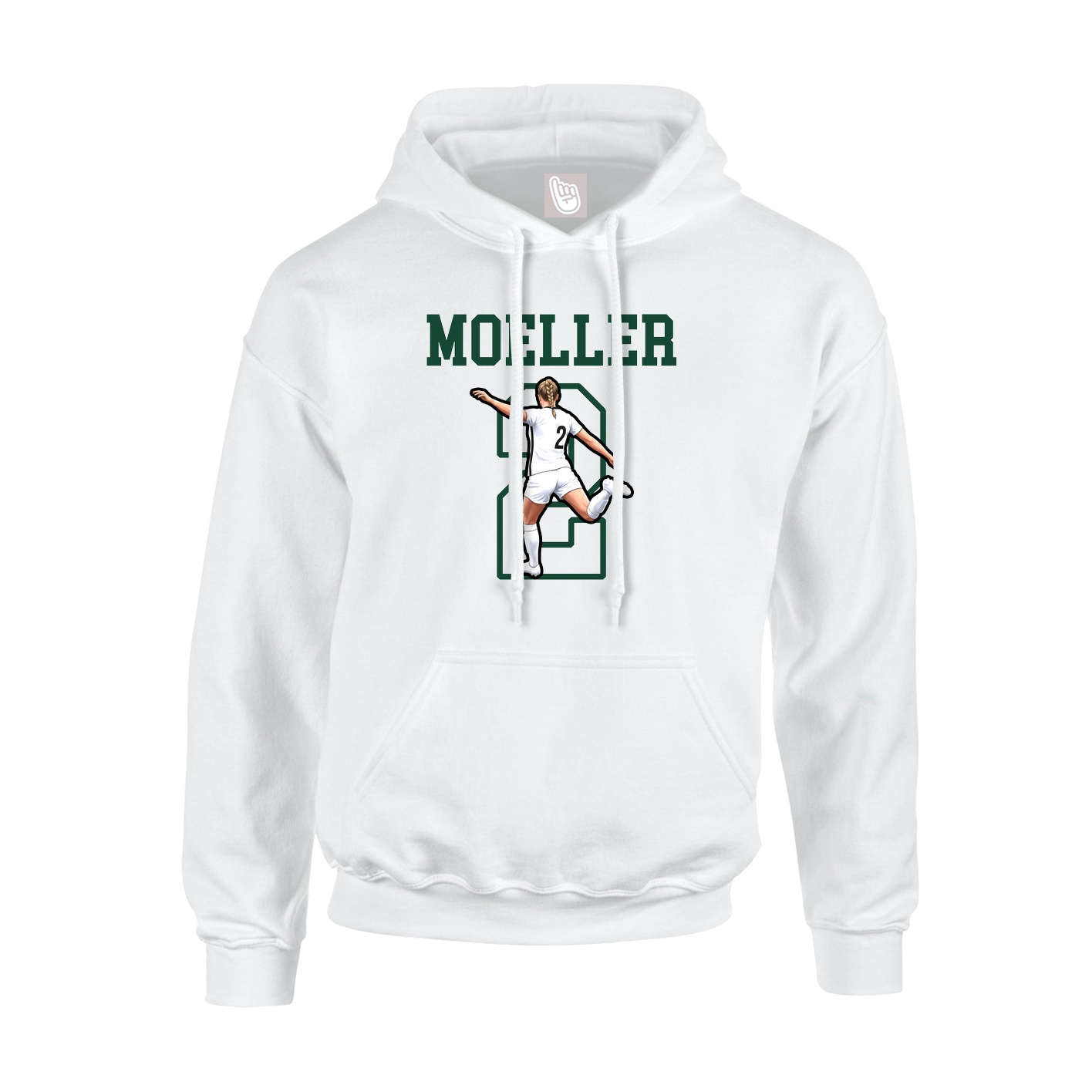 Hoodie — Shirsey in White