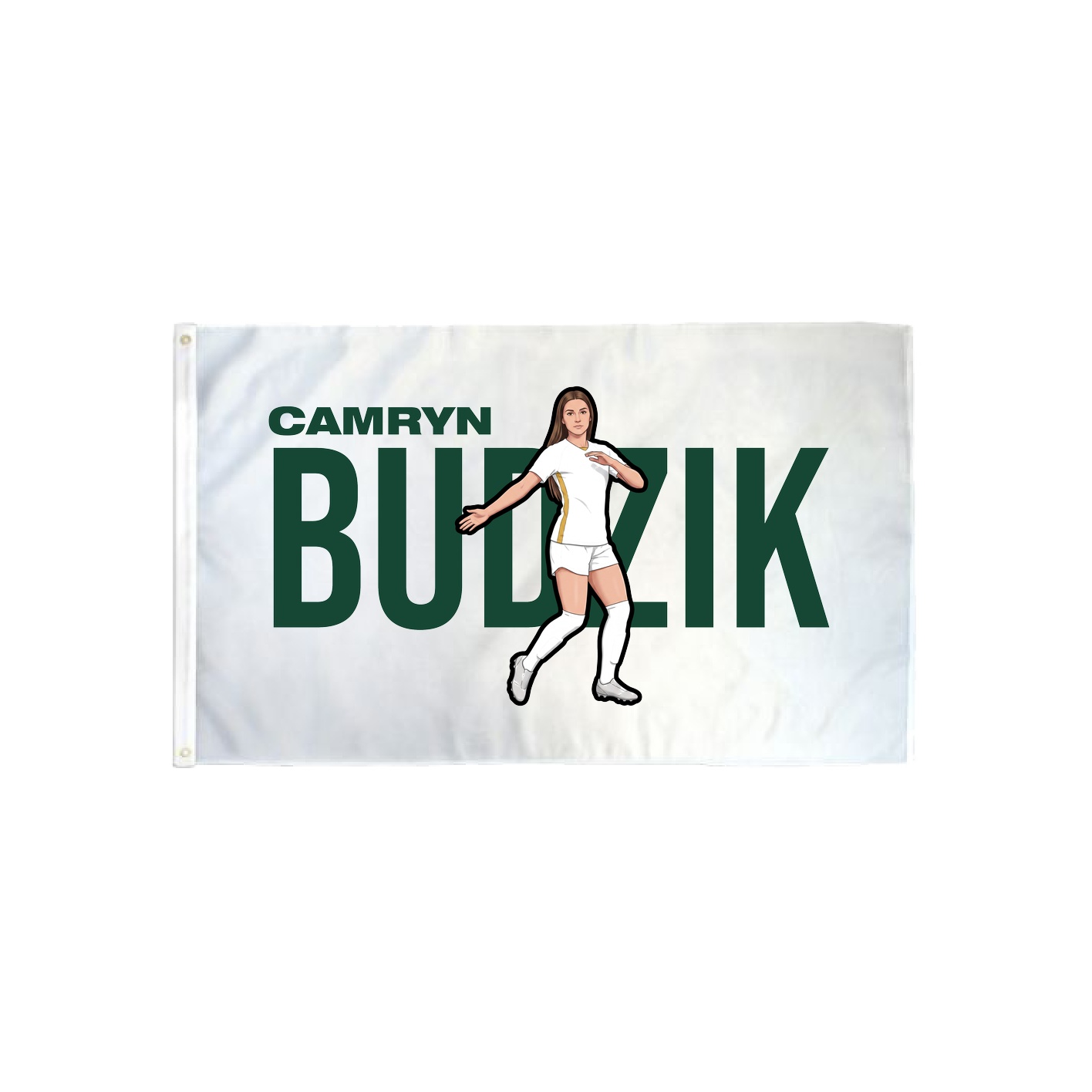 3x5 Flag — Player Name in Classic