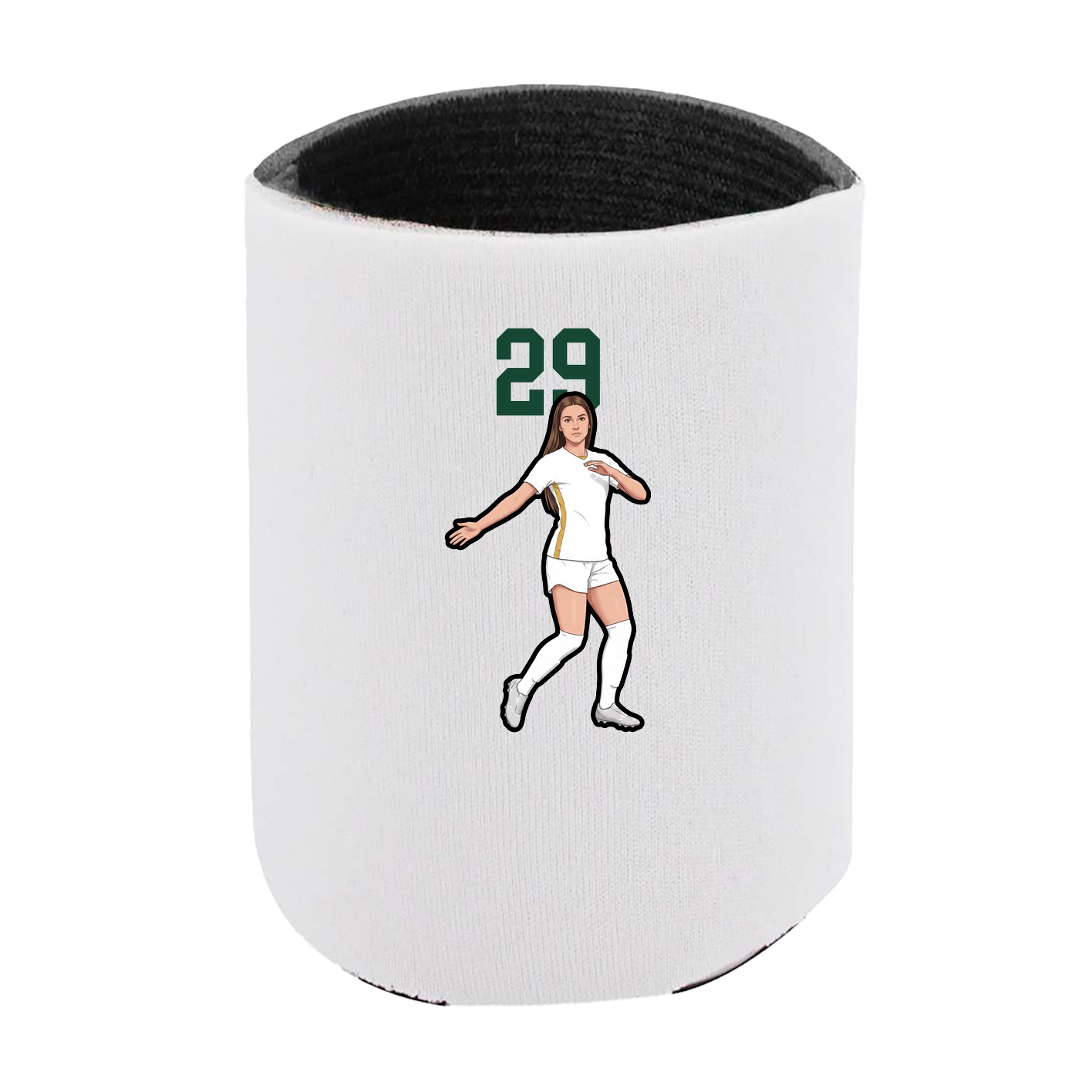 Can Holder — Number Top in White