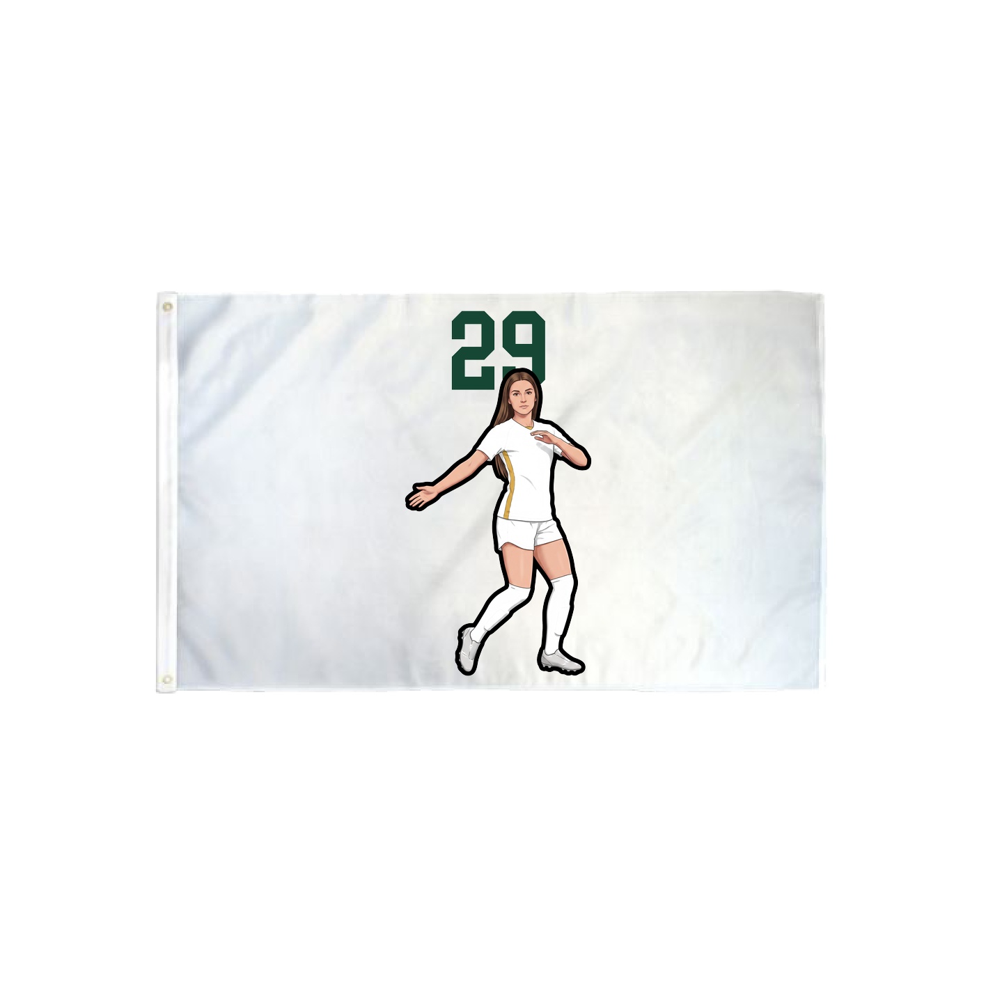 3x5 Flag — Number Top in Classic
