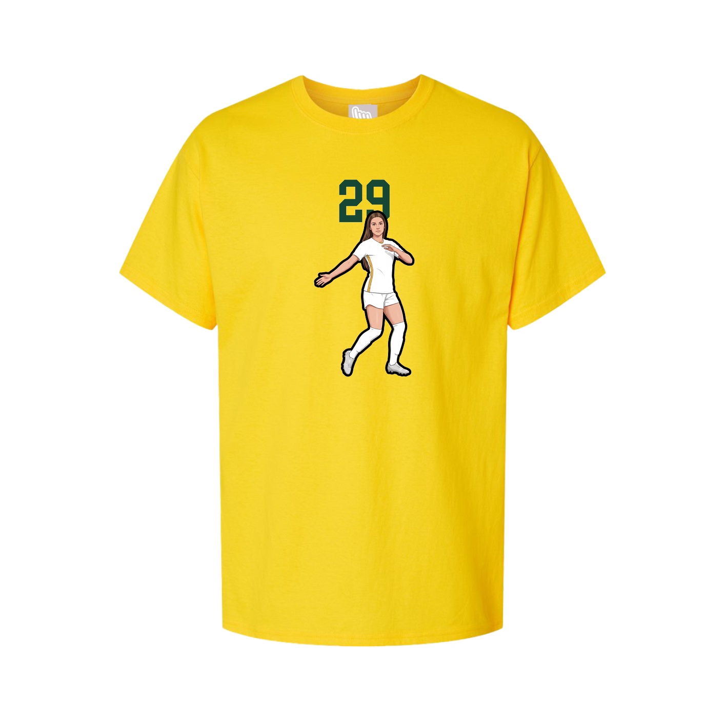 Tee — Number Top in Gold
