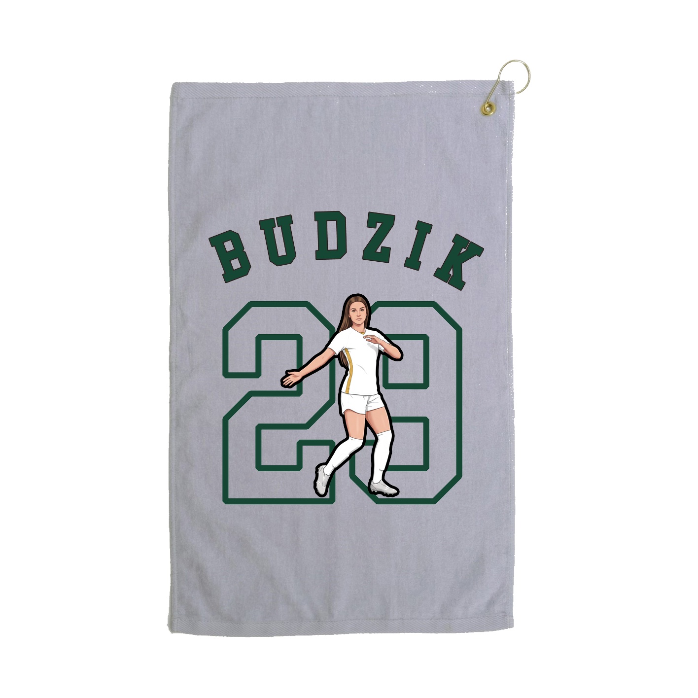 Golf Towel — Shirsey Arch in Grey