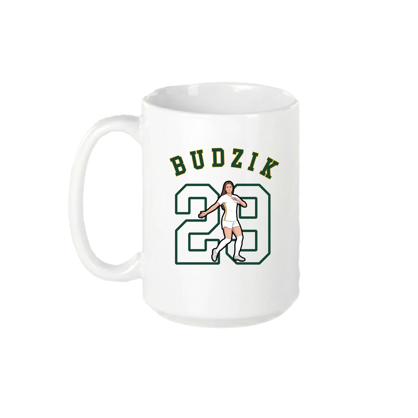 15oz Coffee Mug — Shirsey Arch in White