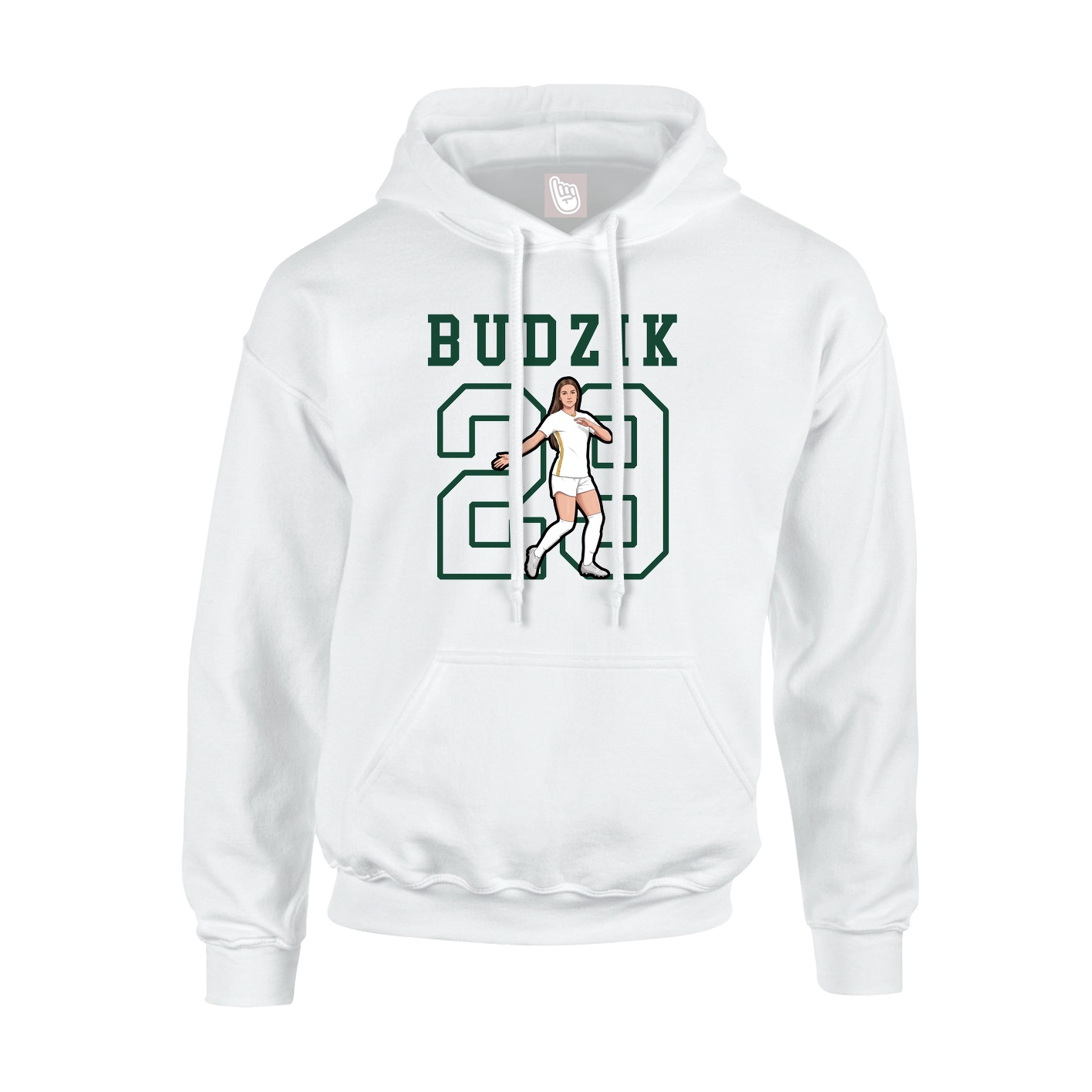 Youth Hoodie — Shirsey in White