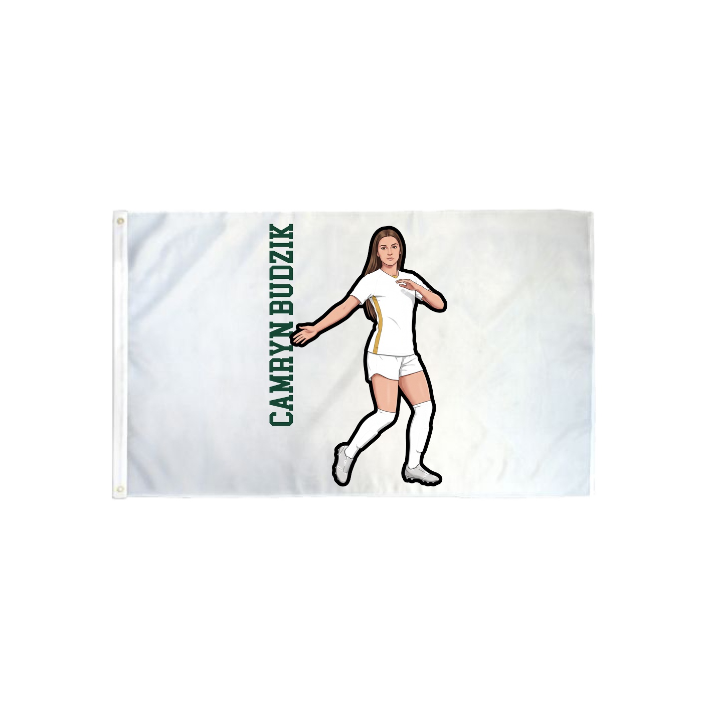 3x5 Flag — Name Vertical in Classic
