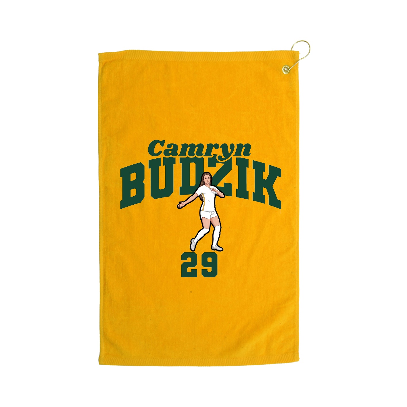 Golf Towel — Signature Arch in Gold