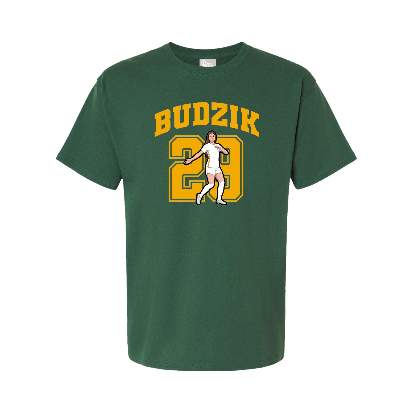 Tee — Number in Green