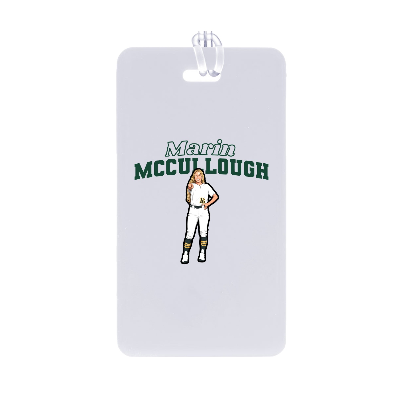 Bag Tag — Name Arch in Classic