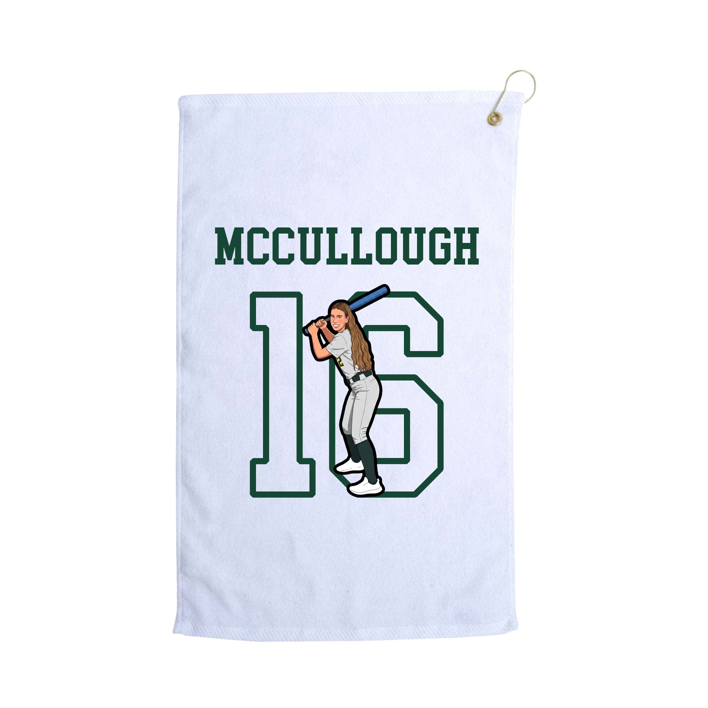 Golf Towel — Shirsey in White