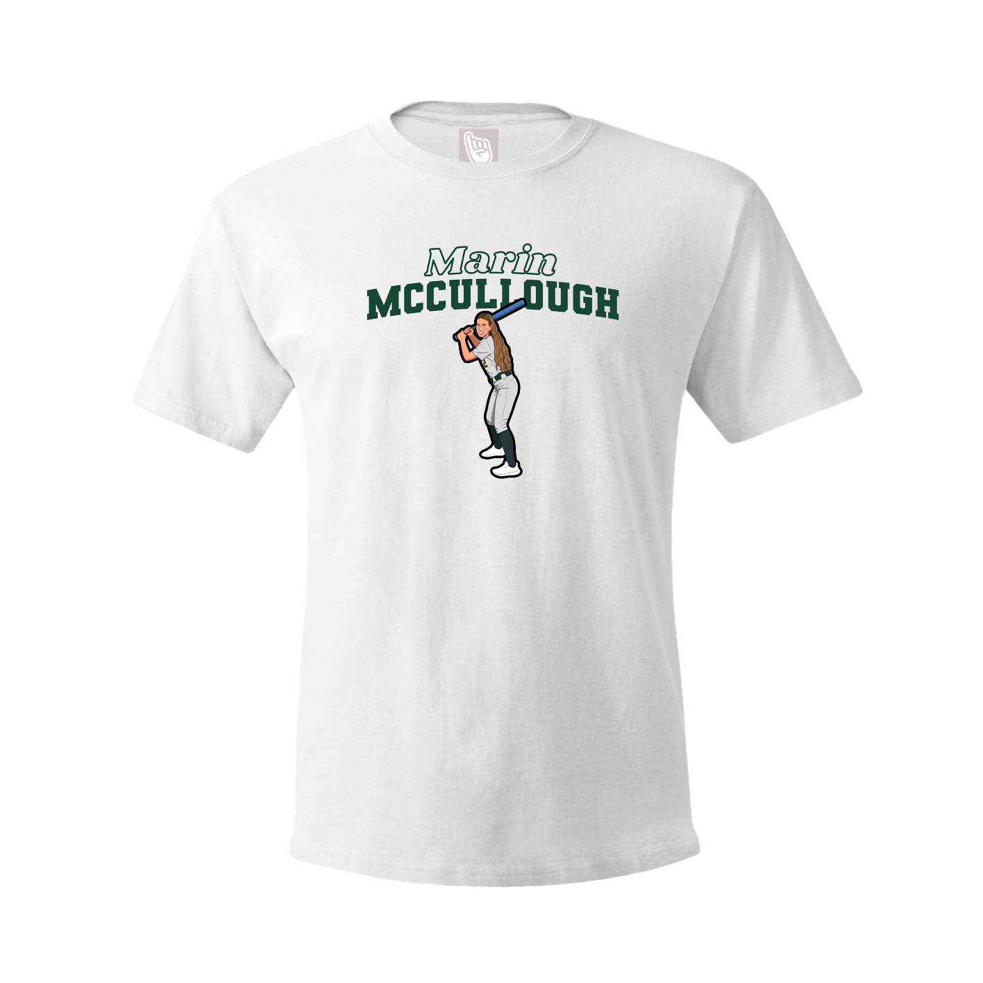 Tee — Name Arch in White