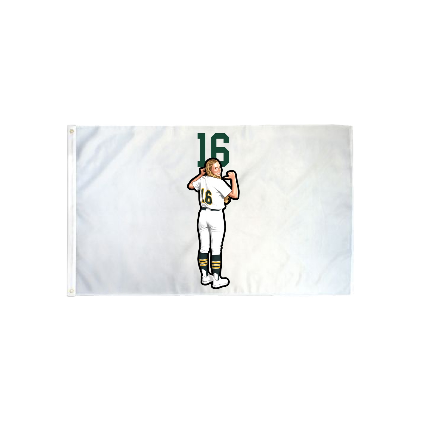 3x5 Flag — Number Top in Classic
