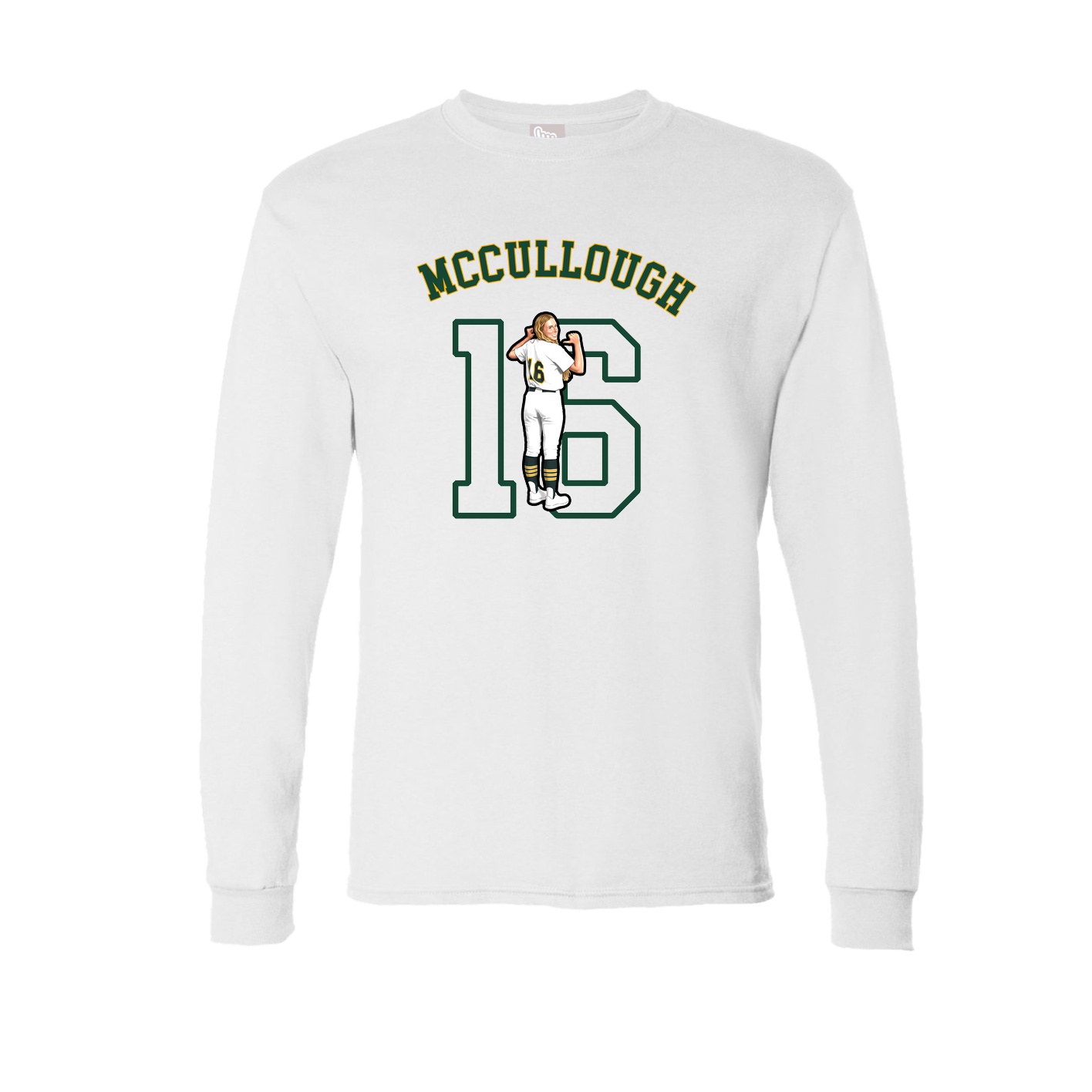 Long Sleeve Tee — Shirsey Arch in White