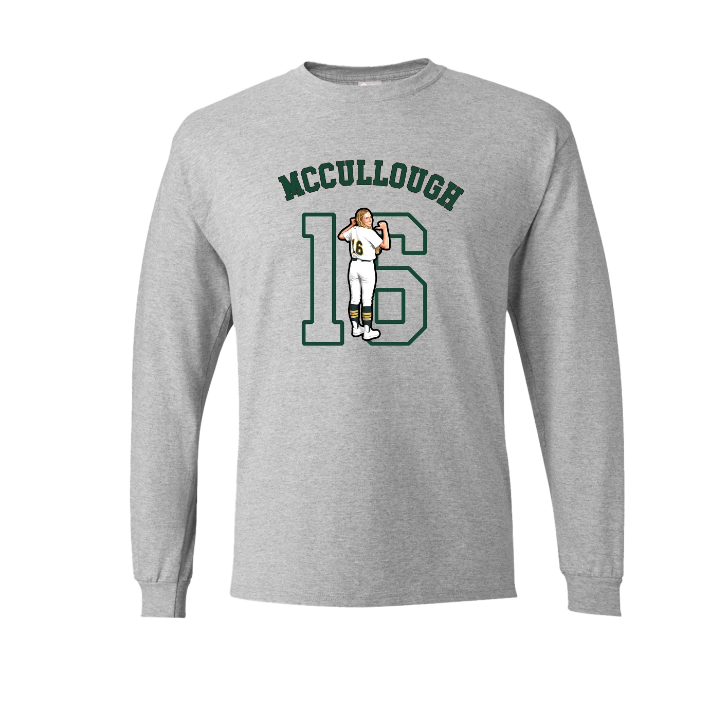 Long Sleeve Tee — Shirsey Arch in Grey
