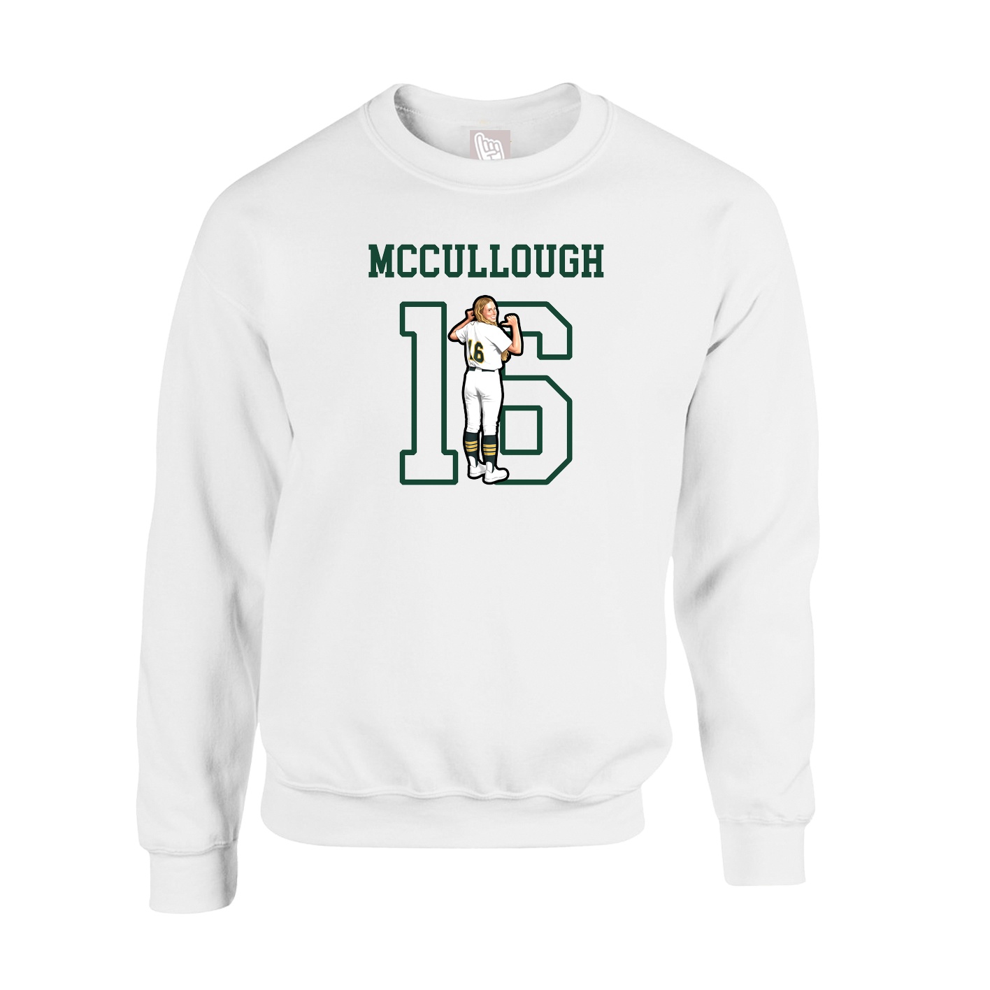 Fleece Crew — Shirsey in White