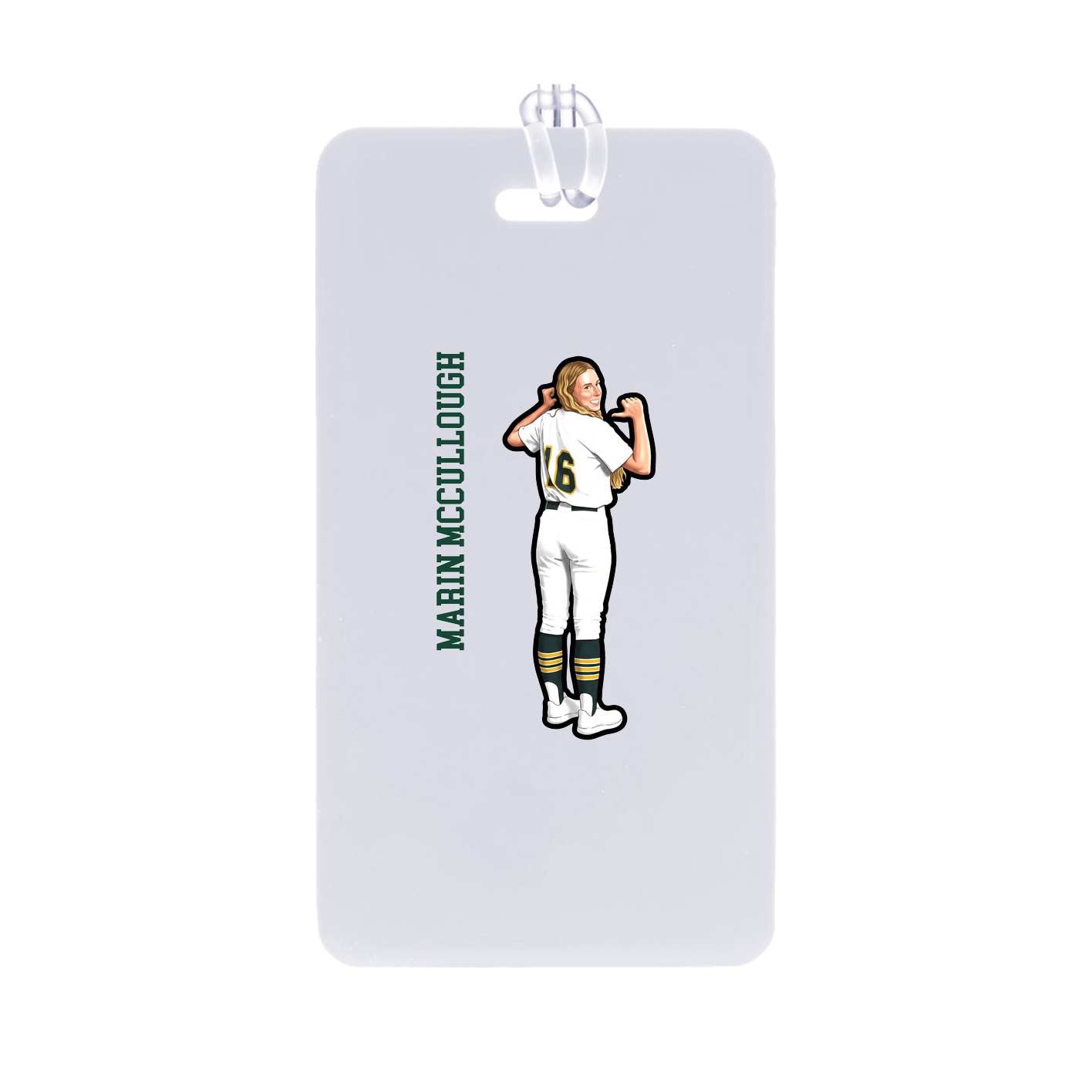 Bag Tag — Name Vertical in Classic