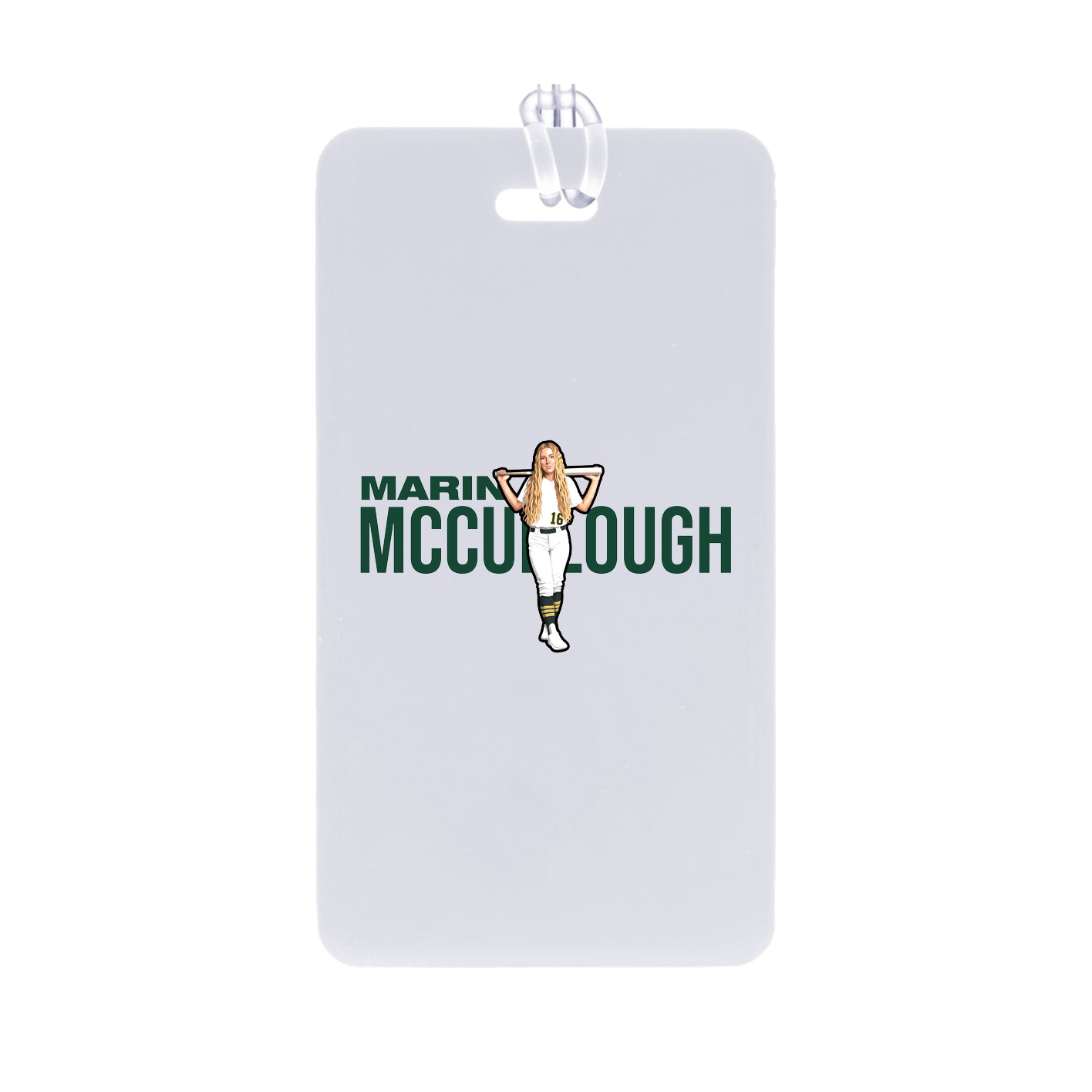 Bag Tag — Player Name in Classic