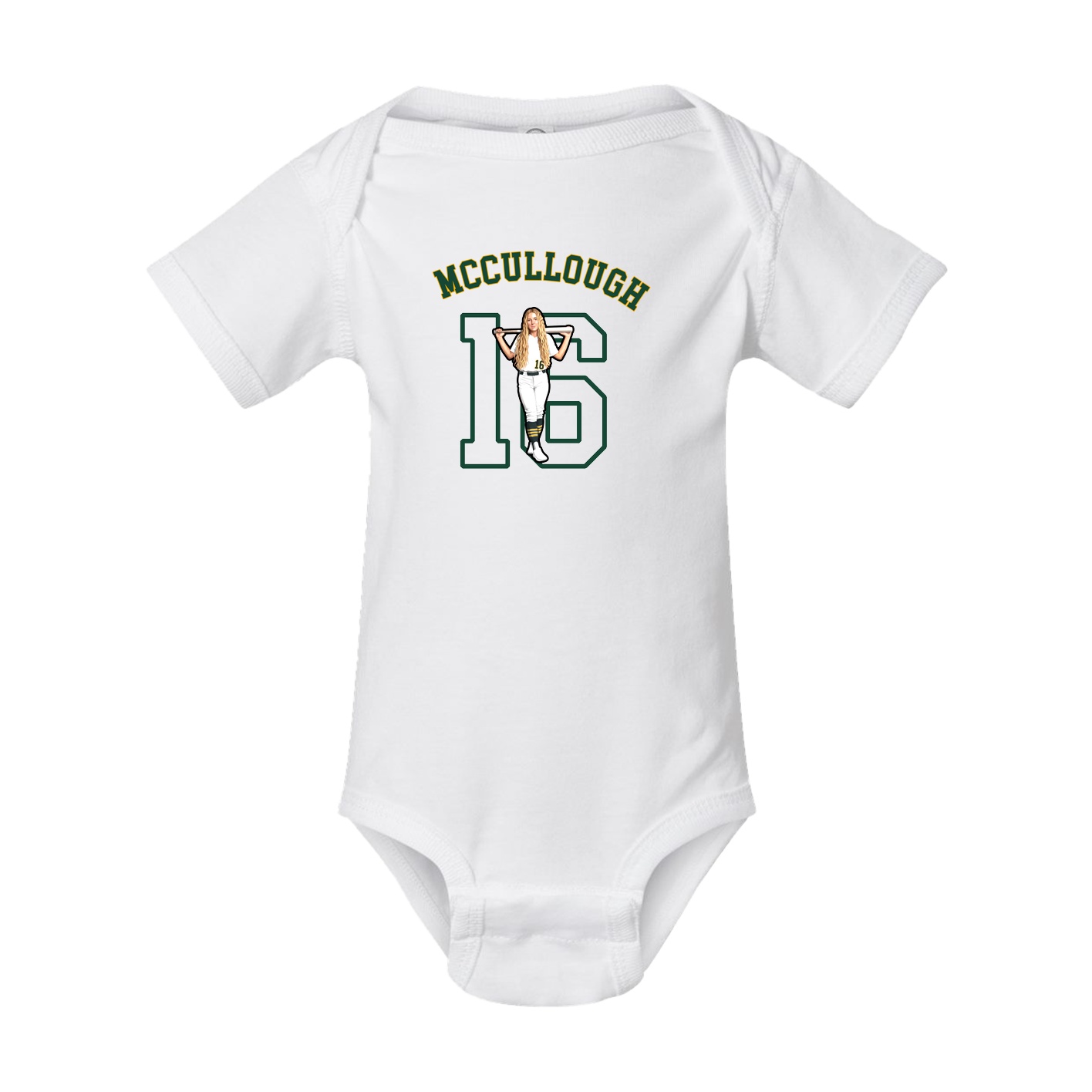 Baby Onesie — Shirsey Arch in White