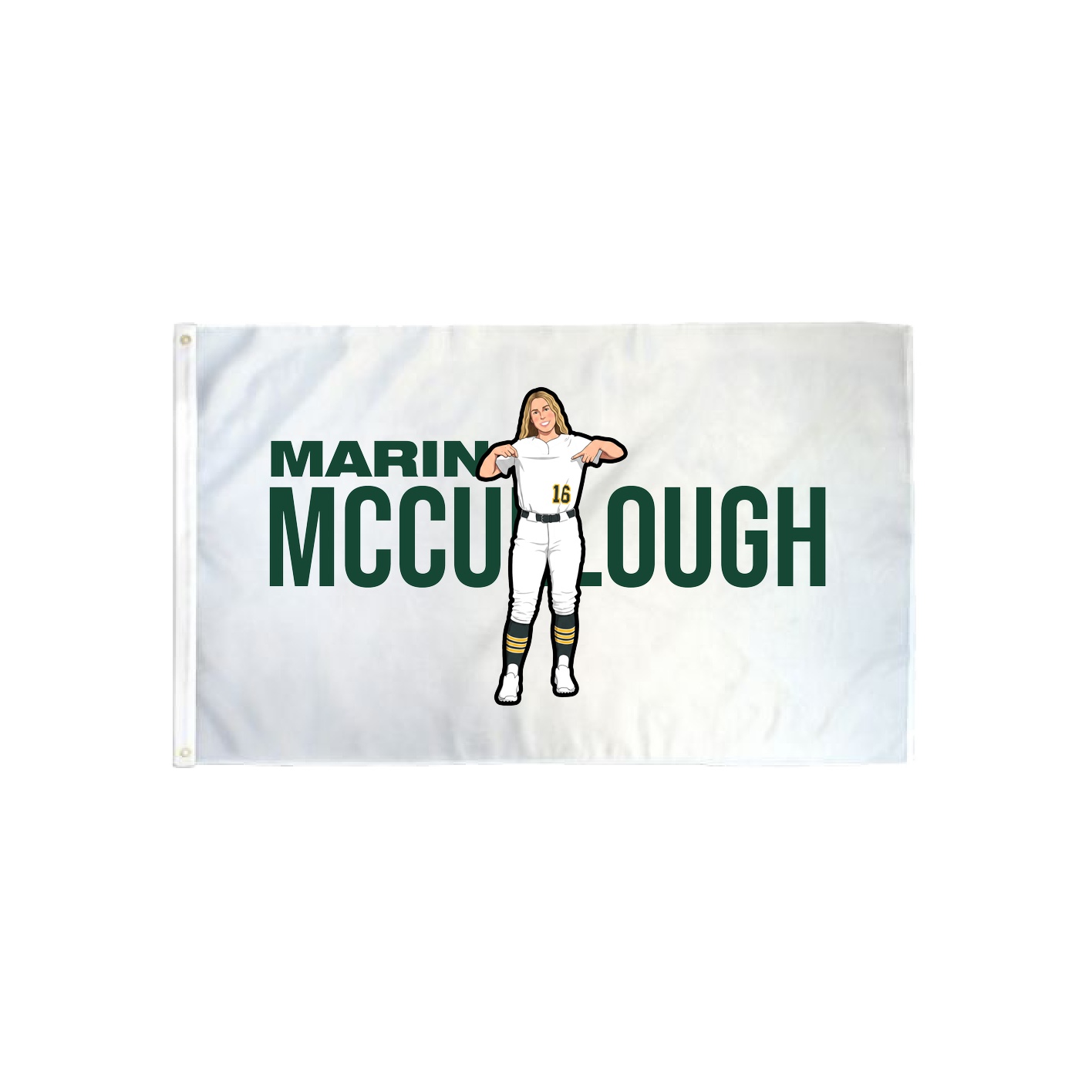 3x5 Flag — Player Name in Classic