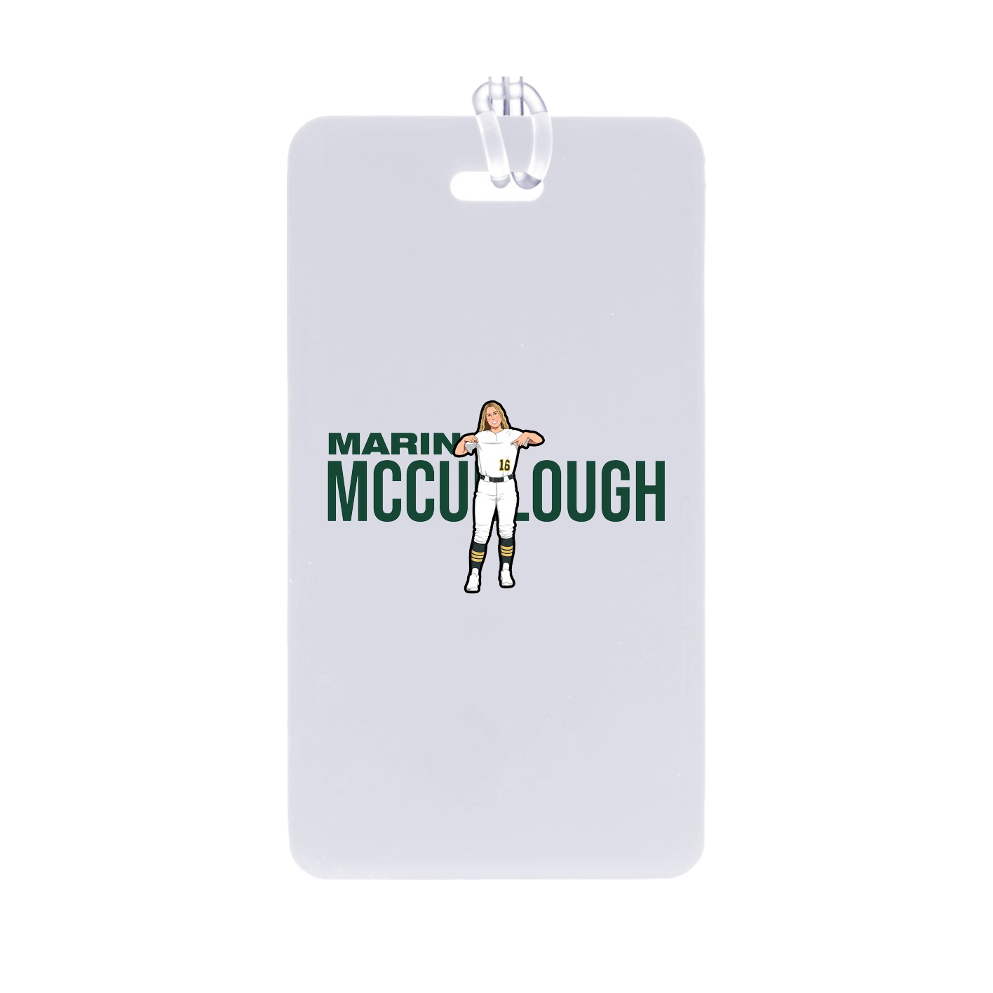 Bag Tag — Player Name in Classic