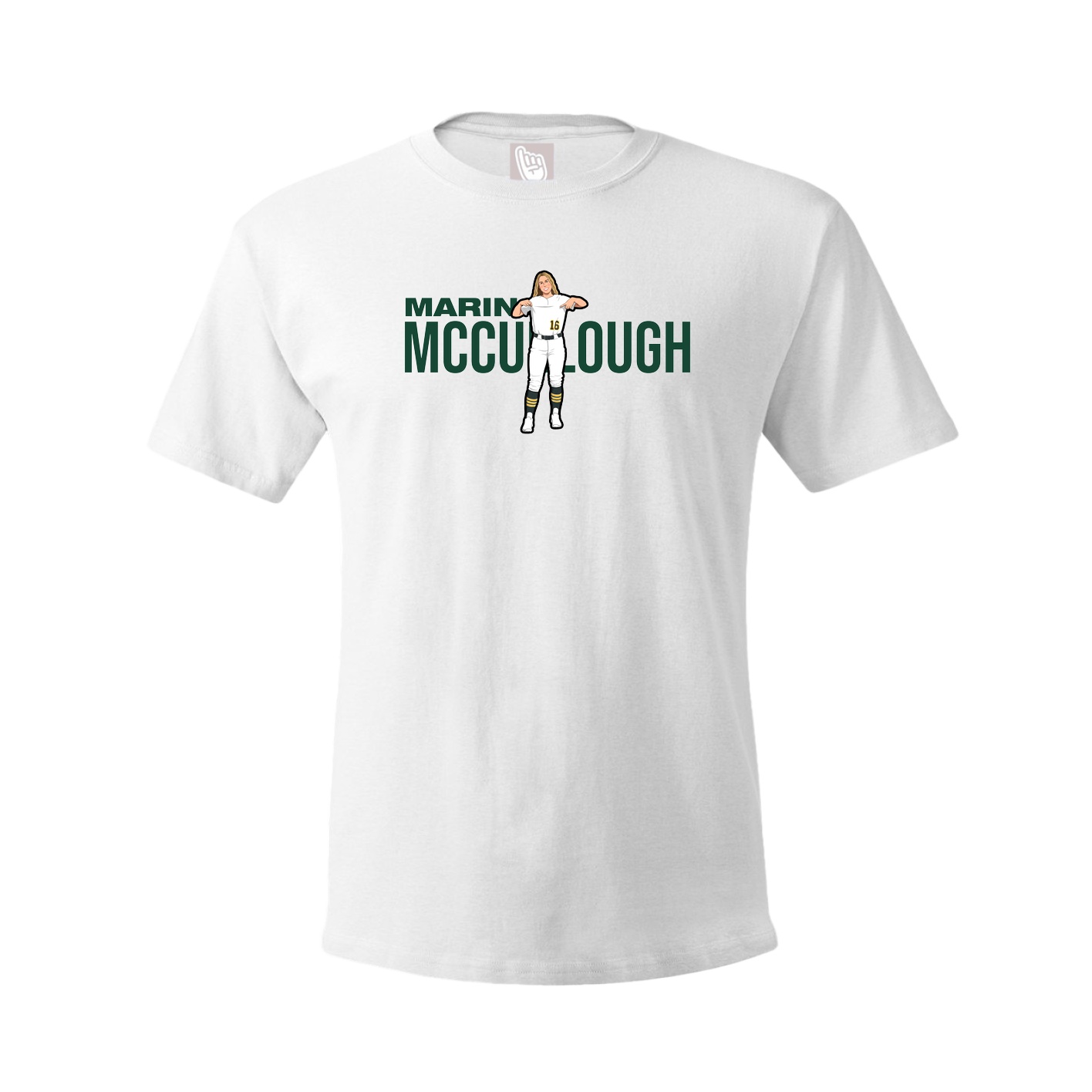 Youth Tee — Player Name in White