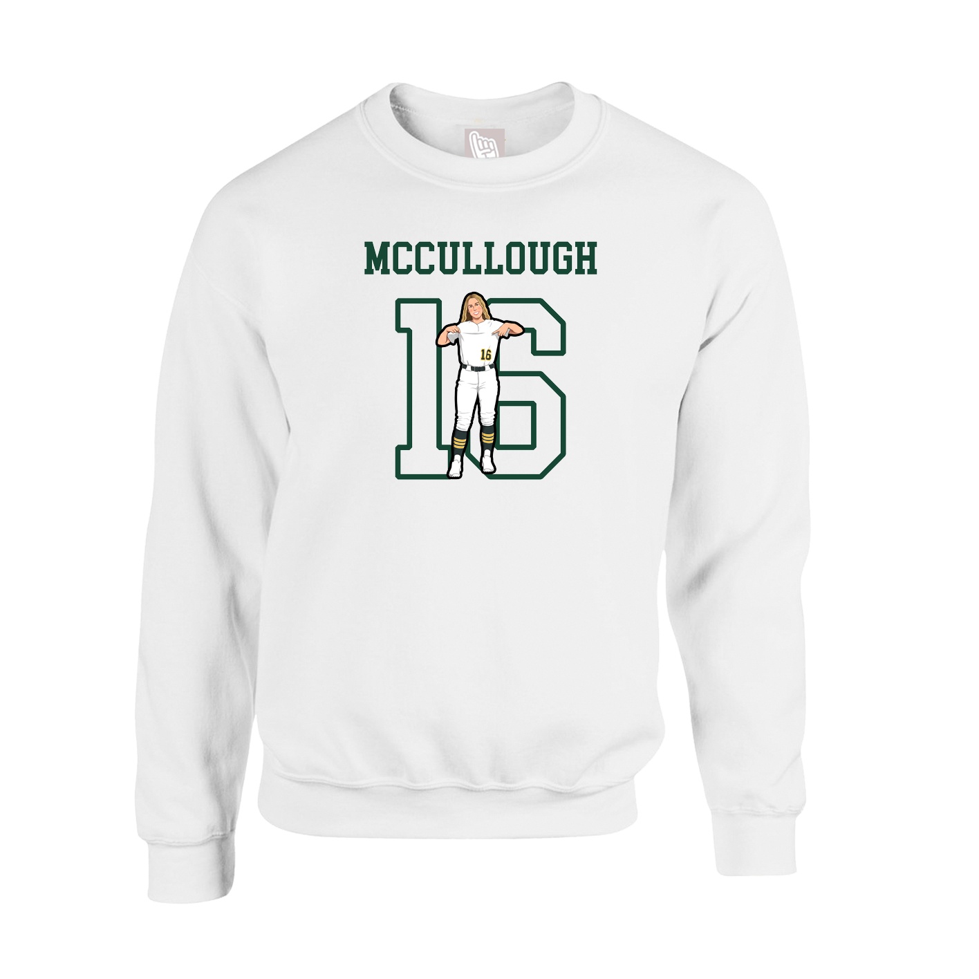 Fleece Crew — Shirsey in White