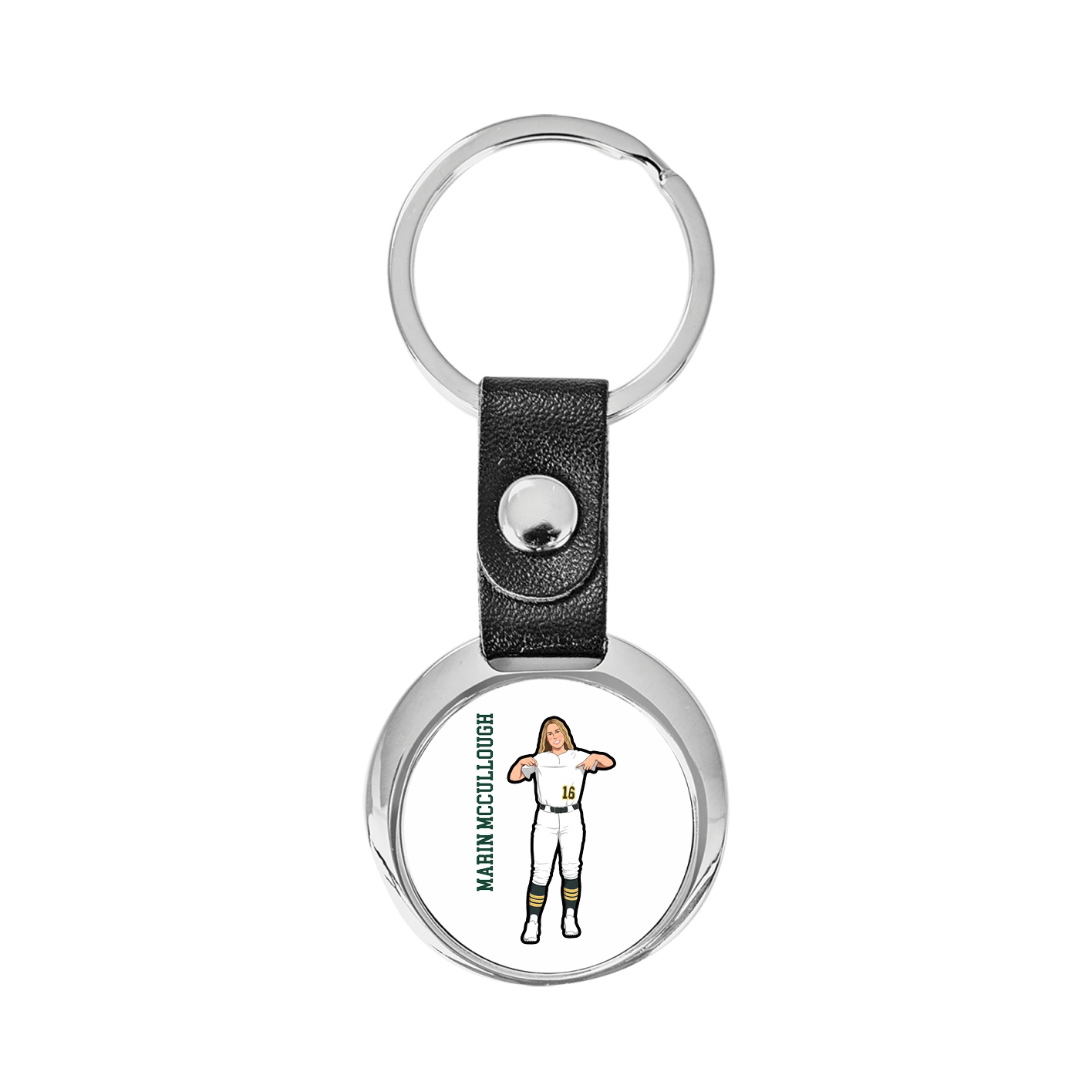 Key Chain — Name Vertical in Classic
