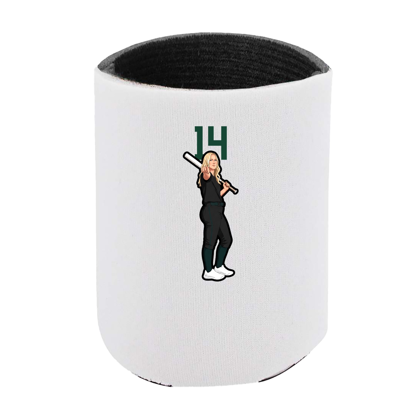 Can Holder — Number Top in White