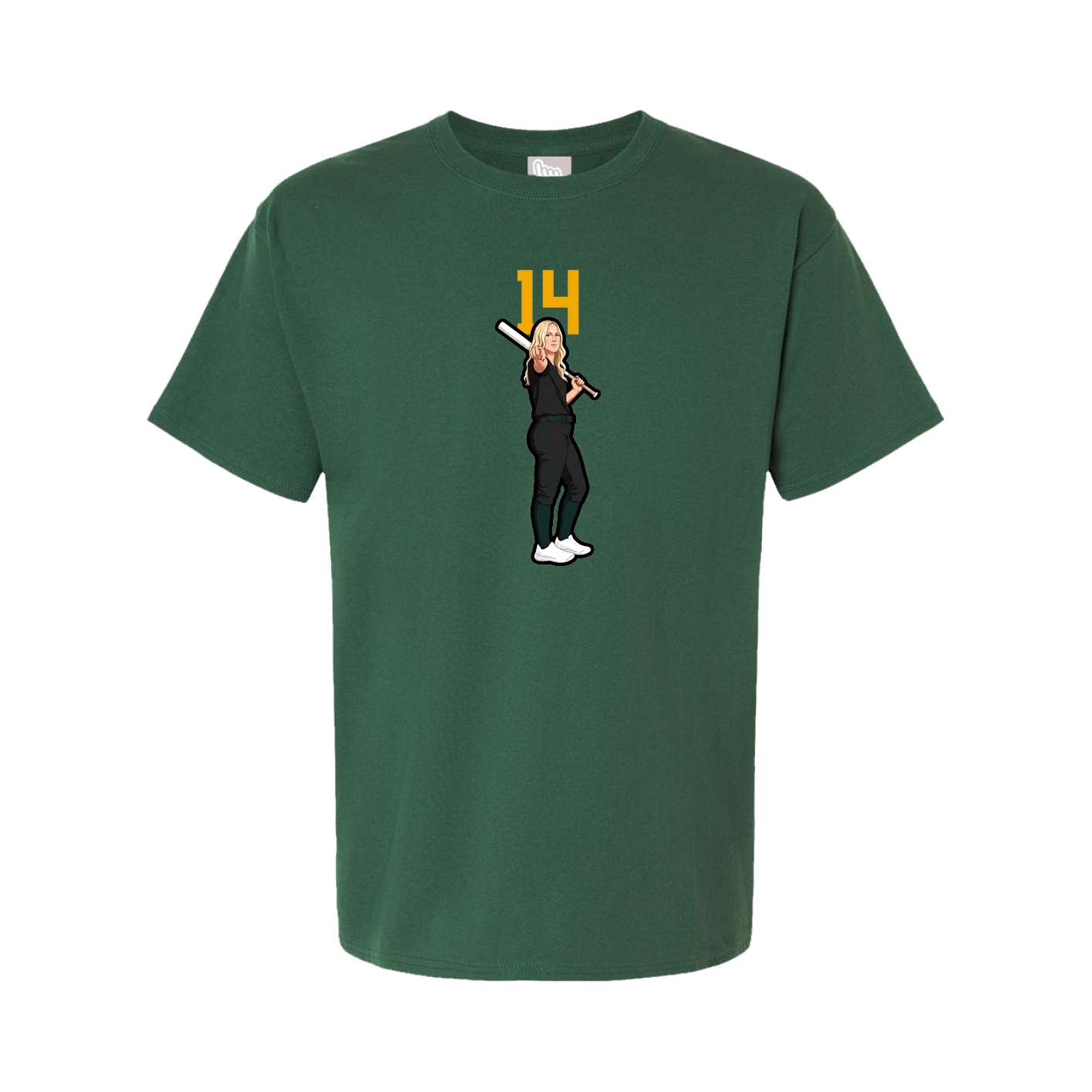 Tee — Number Top in Green