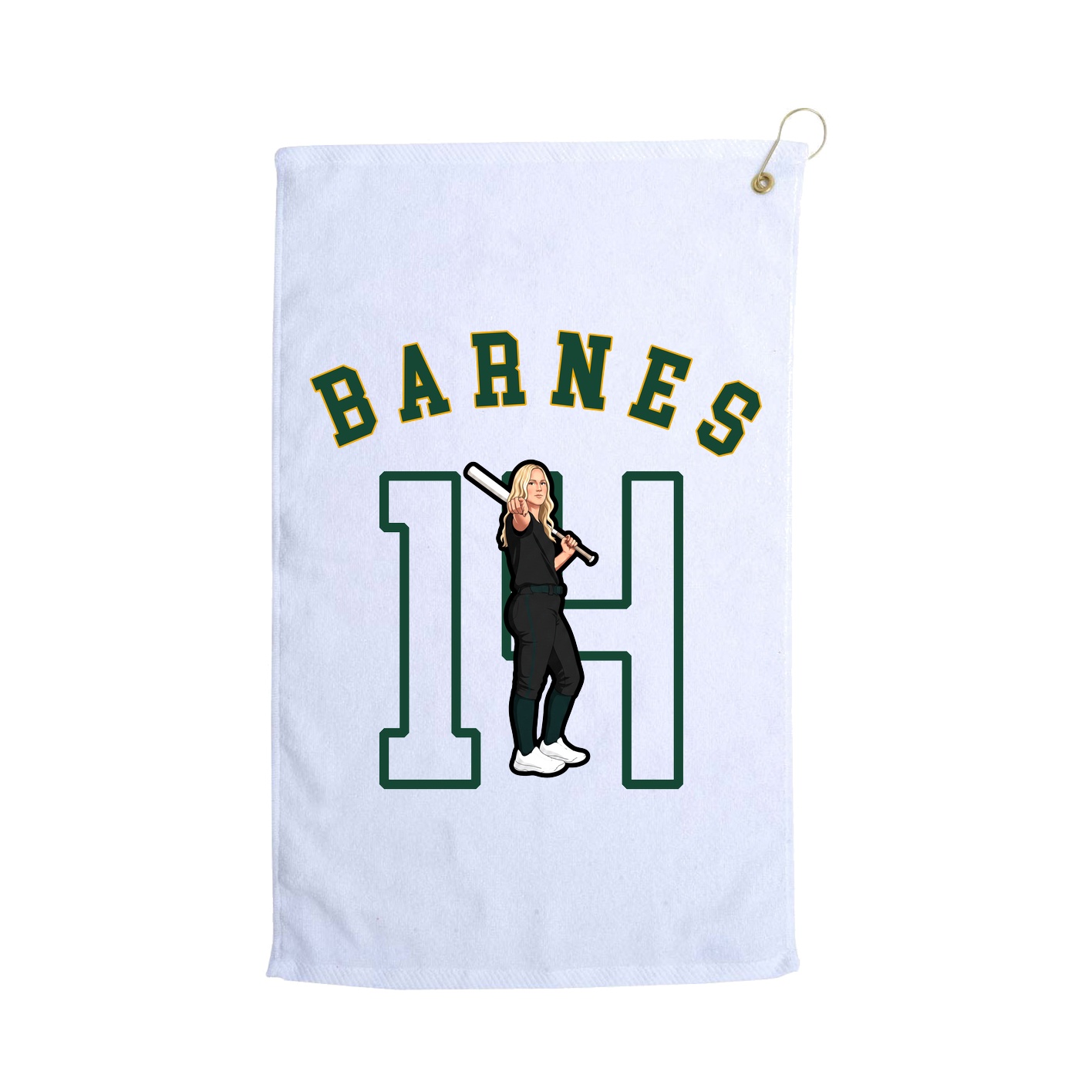 Golf Towel — Shirsey Arch in White