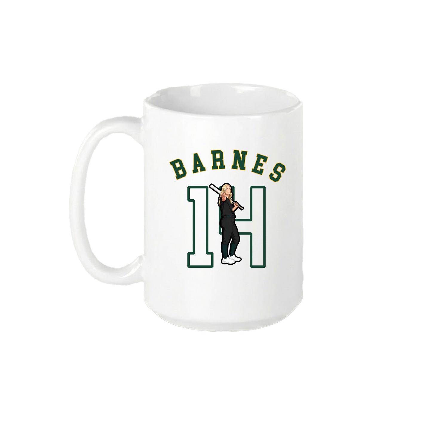 15oz Coffee Mug — Shirsey Arch in White