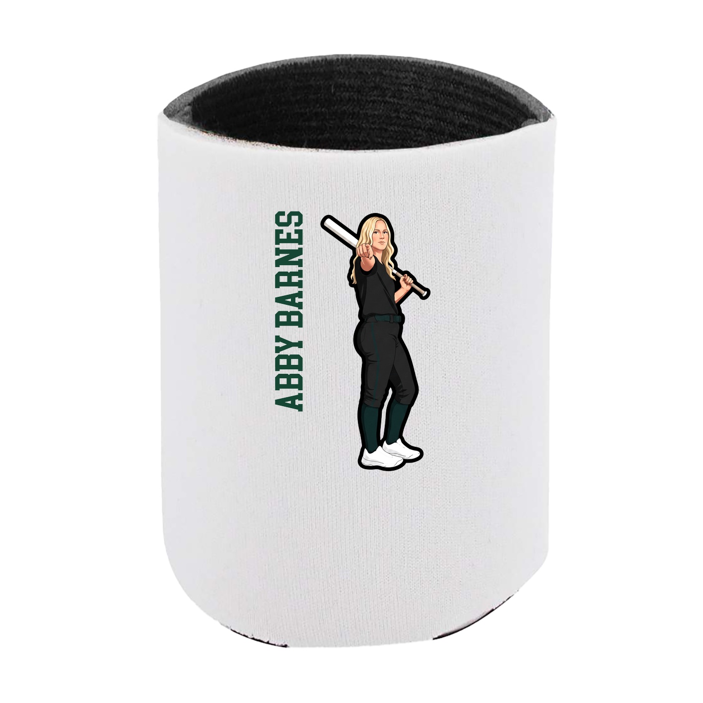 Can Holder — Name Vertical in White