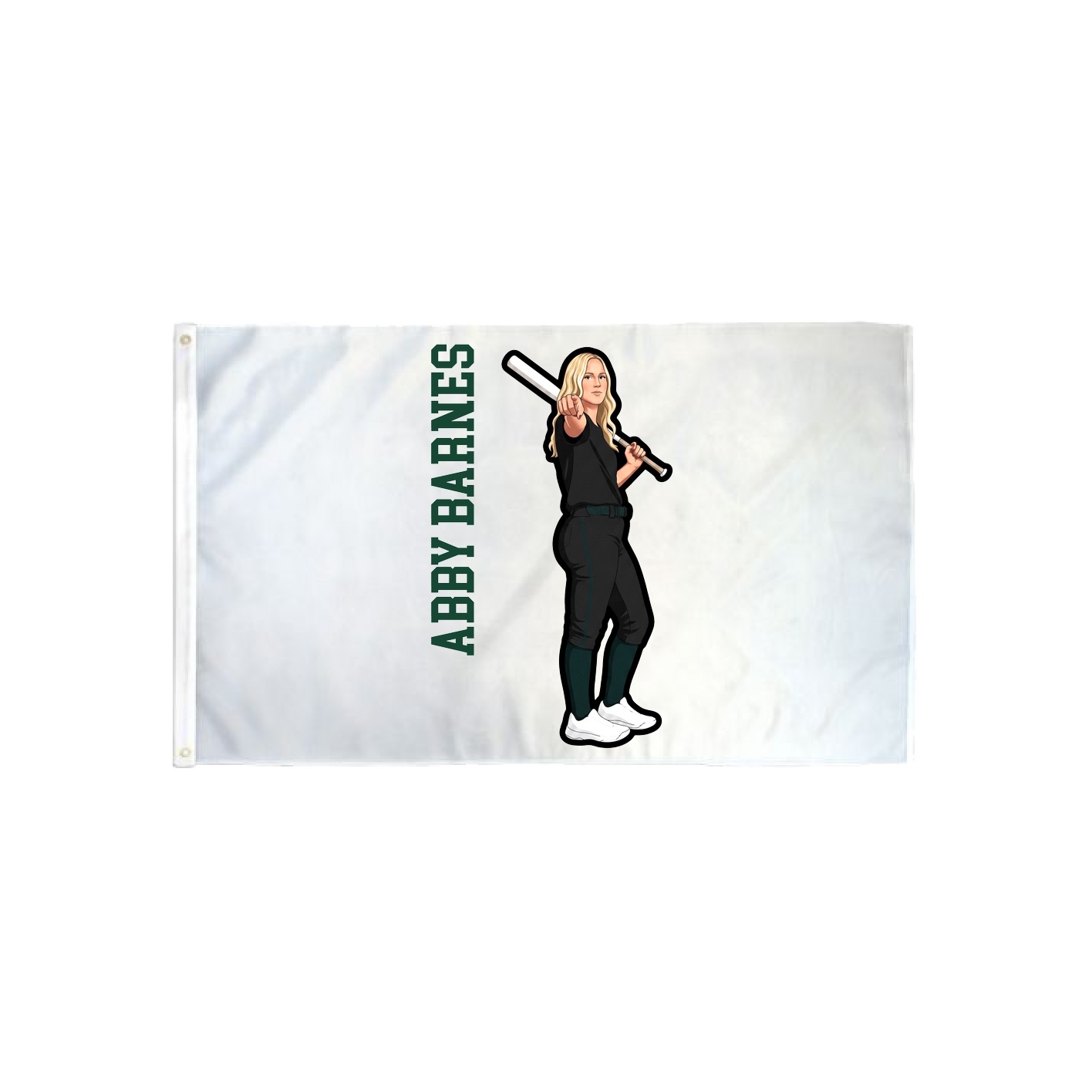 3x5 Flag — Name Vertical in Classic