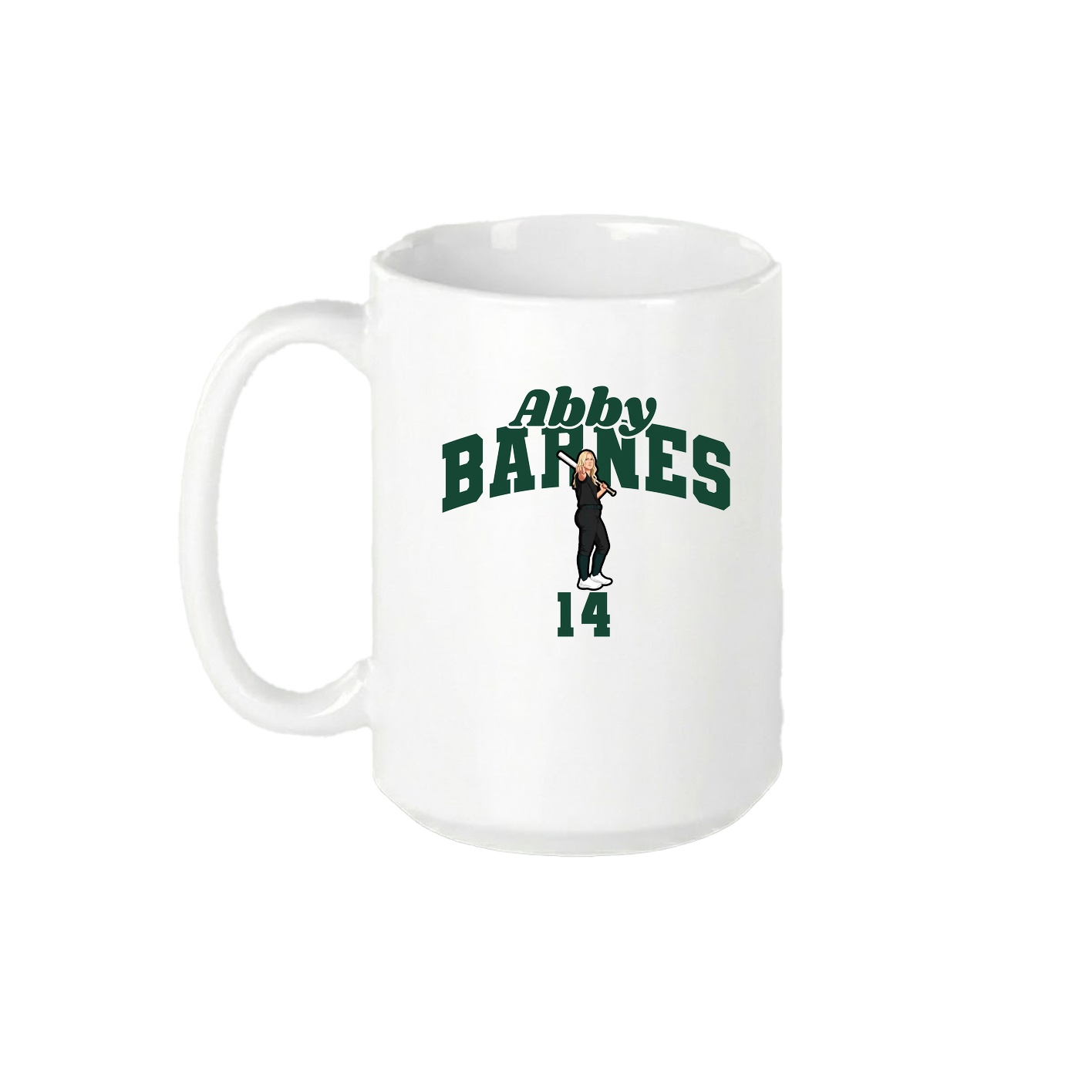 15oz Coffee Mug — Signature Arch in White
