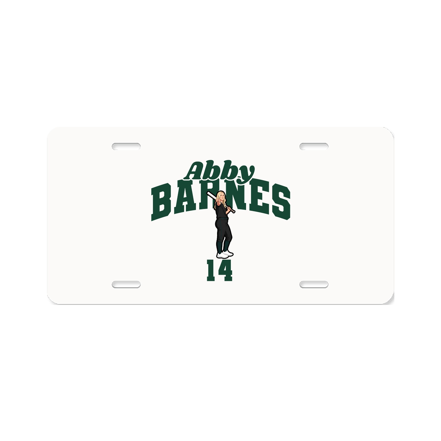 License Plate — Signature Arch in Classic