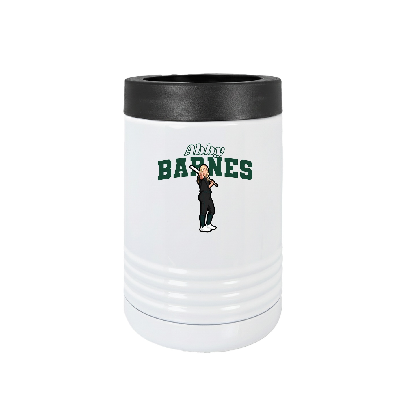 Beverage Holder — Name Arch in White