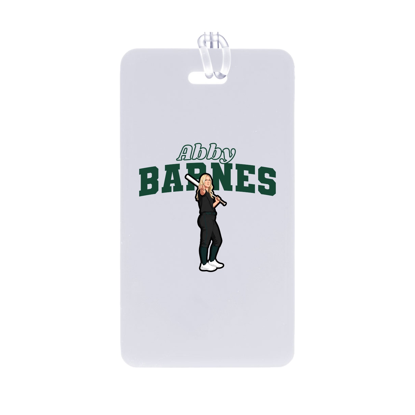 Bag Tag — Name Arch in Classic