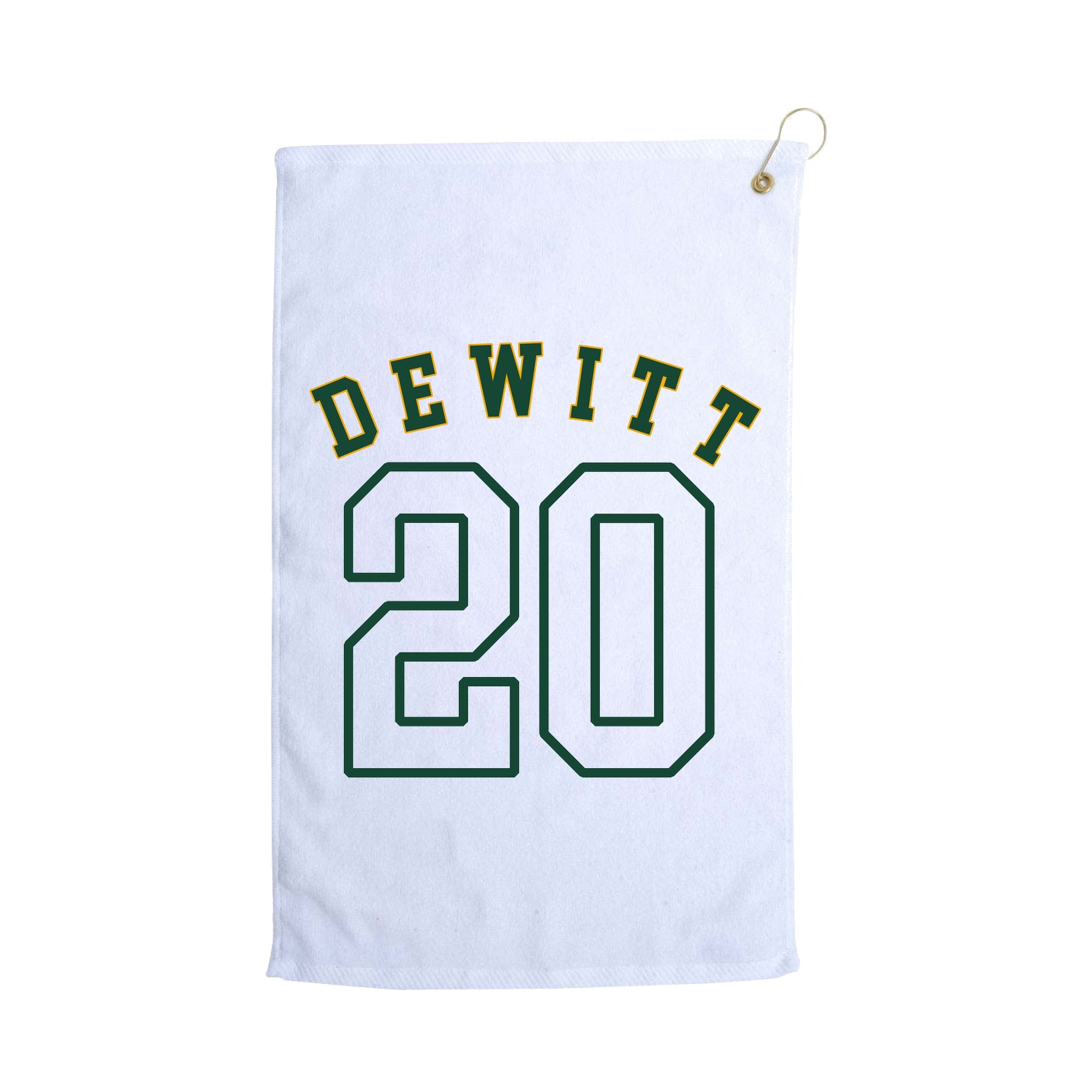 Golf Towel — Shirsey Arch in White