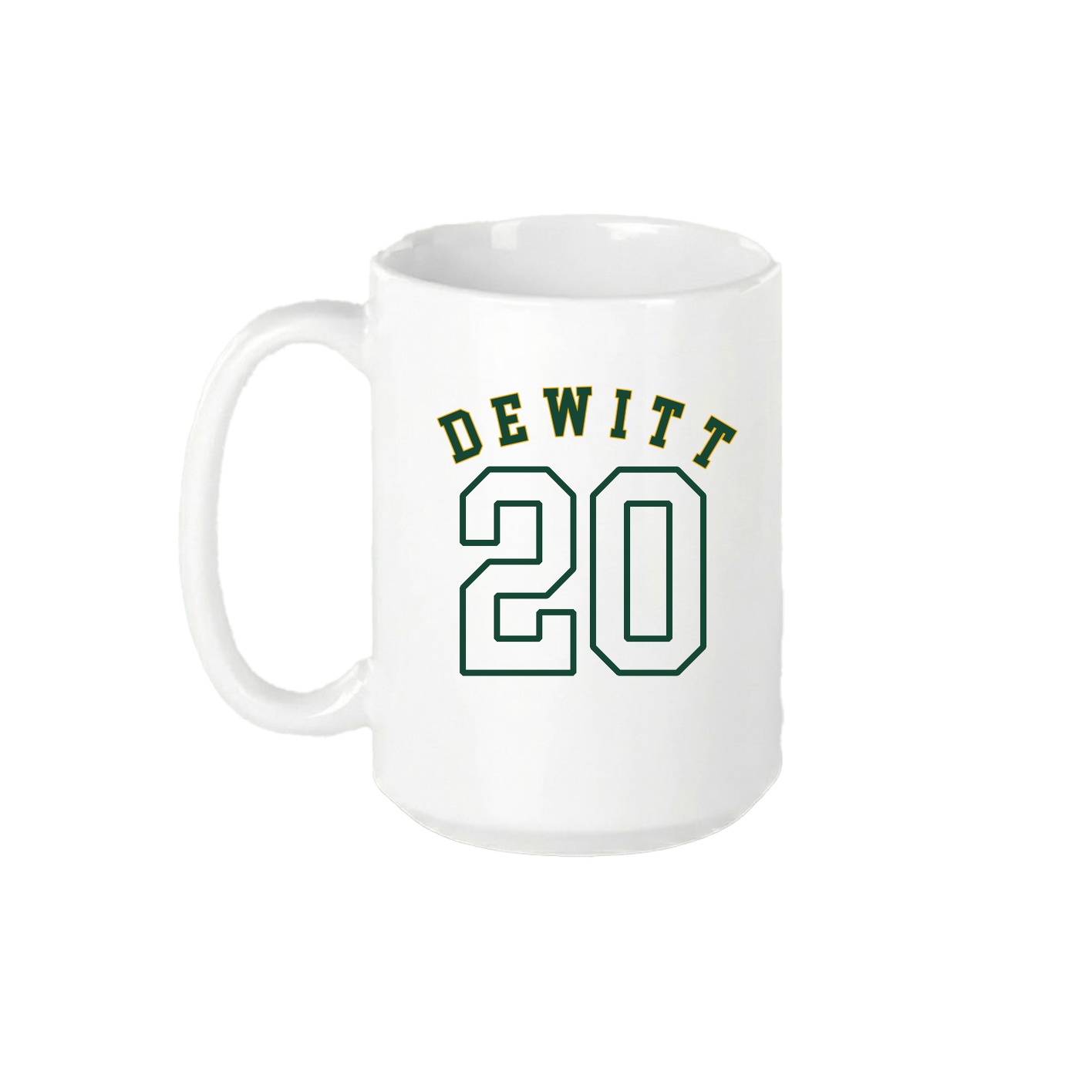 15oz Coffee Mug — Shirsey Arch in White