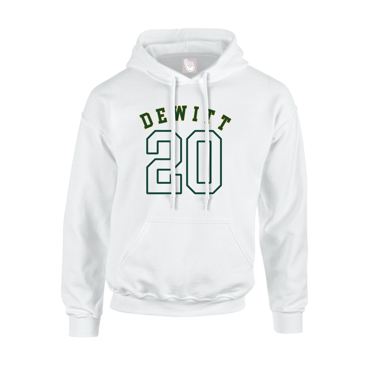 Hoodie — Shirsey Arch in White