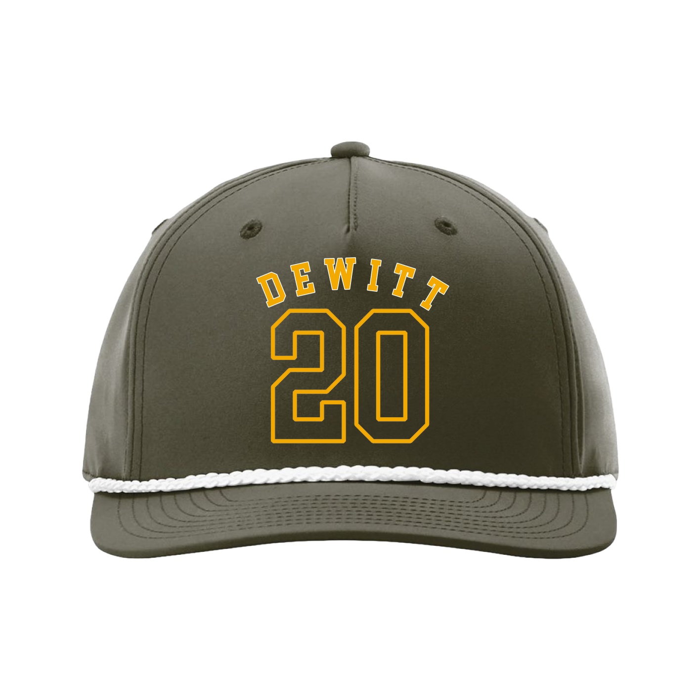 Five-Panel Classic Rope Cap — Shirsey Arch in Green