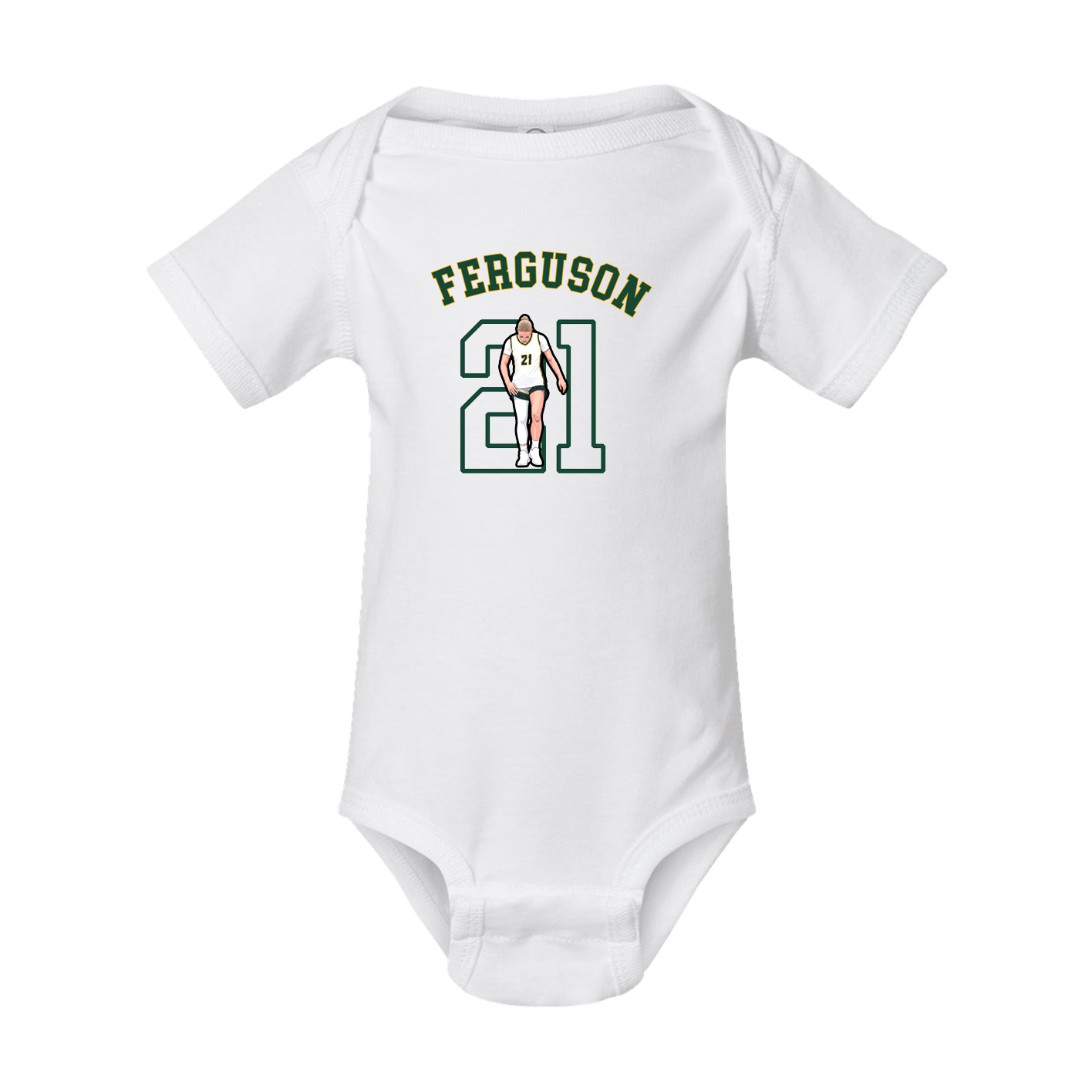 Baby Onesie — Shirsey Arch in White