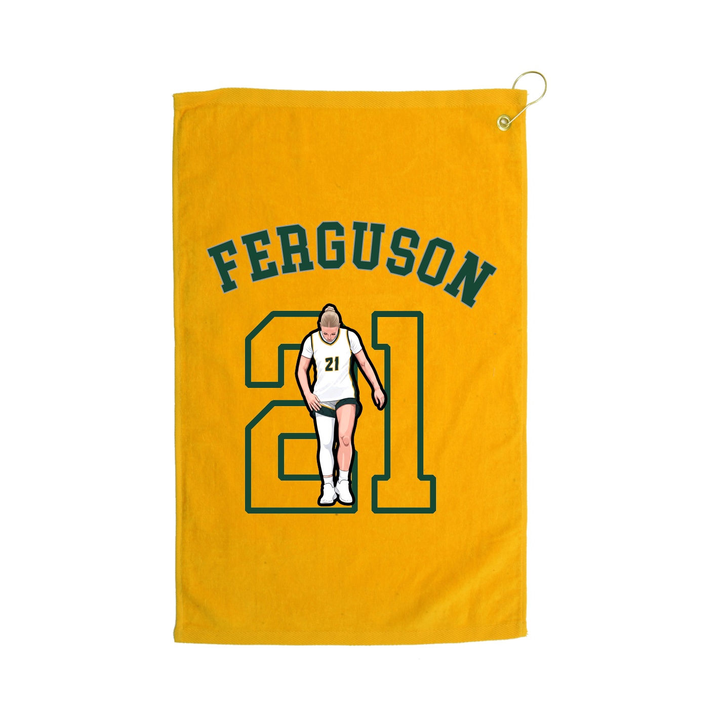 Golf Towel — Shirsey Arch in Gold