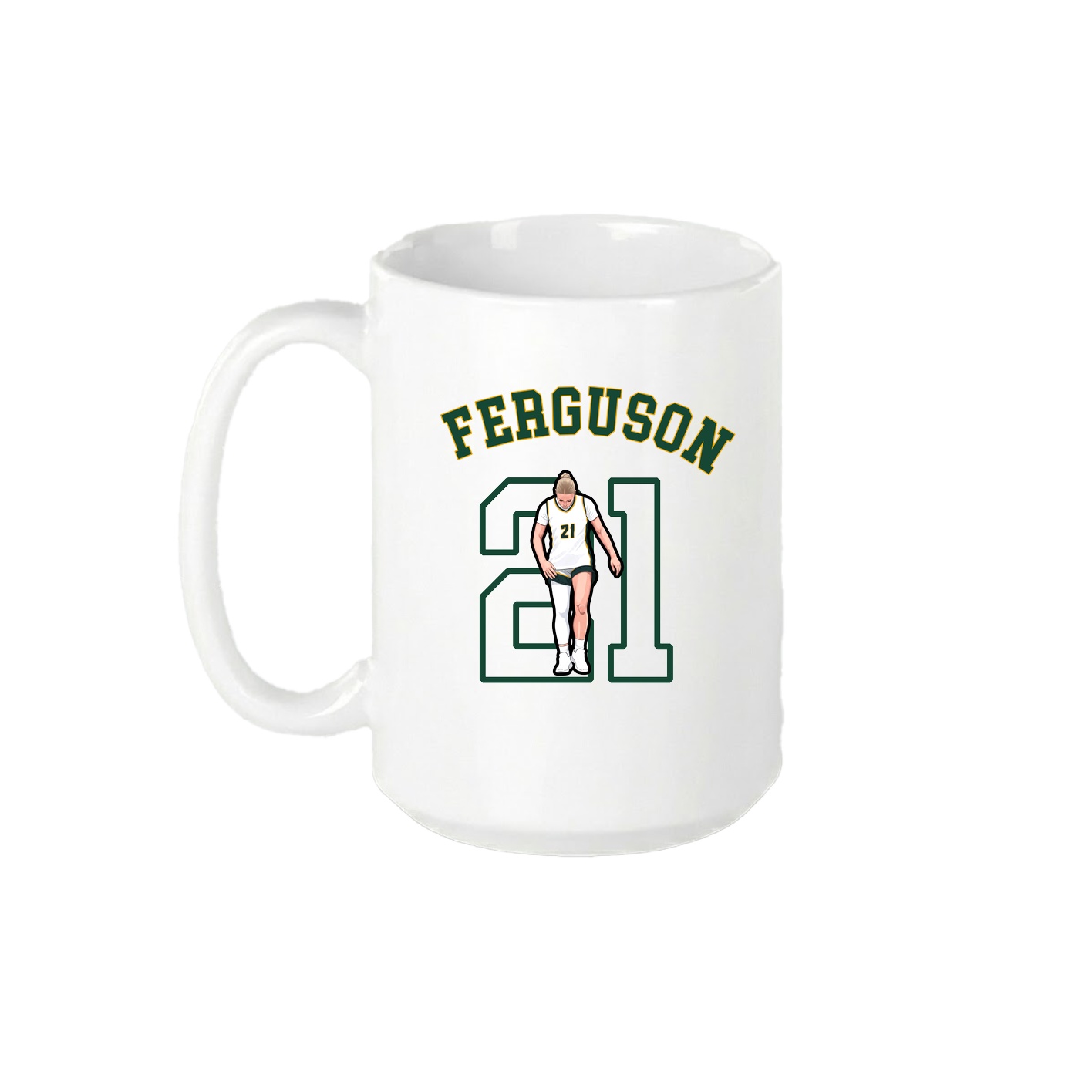 15oz Coffee Mug — Shirsey Arch in White