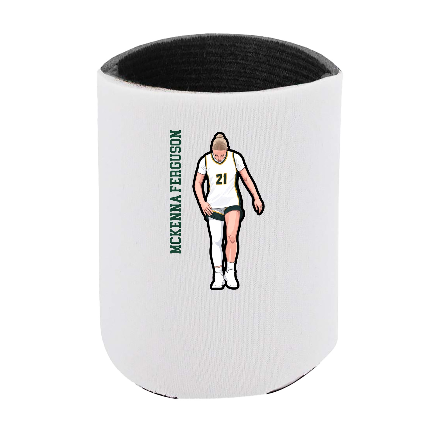 Can Holder — Name Vertical in White