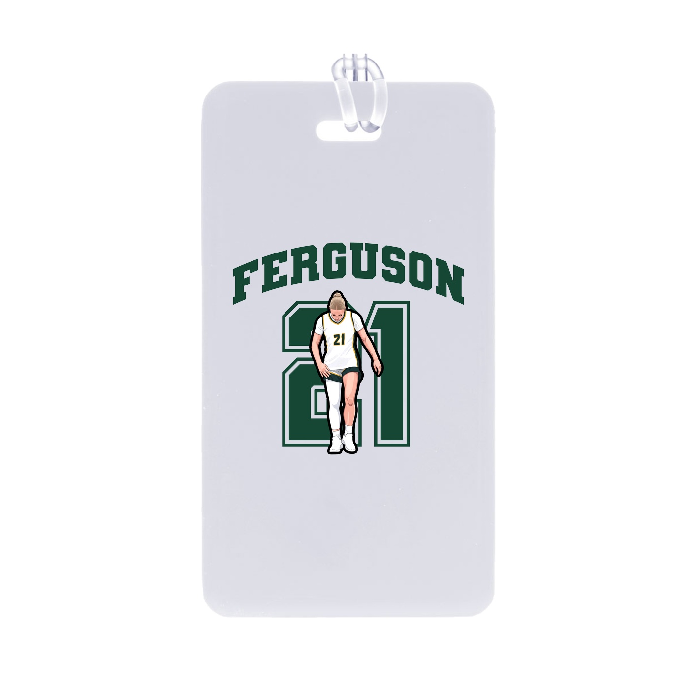 Bag Tag — Number in Classic